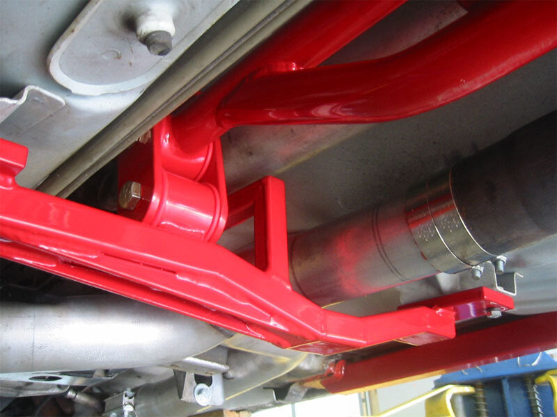 UMI Crossmember Reinforcements - UMI Performance 93-02 GM F-Body Tunnel Brace Mount Long Tube Header Set-Ups w/ Loop