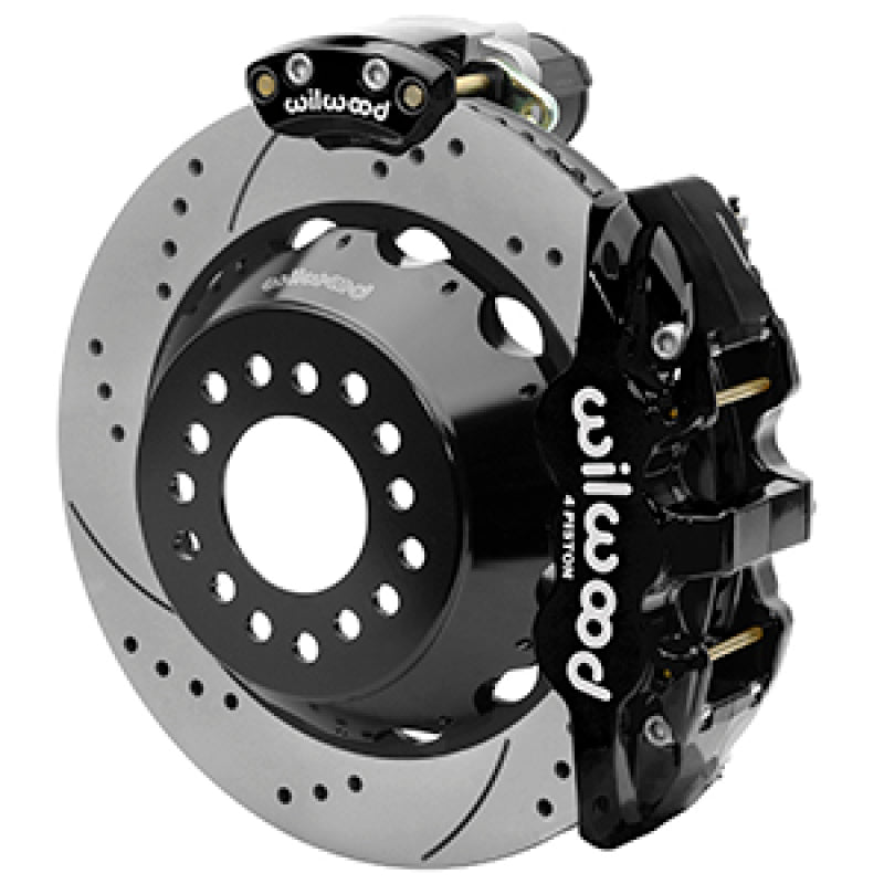 WIL Aero Brake Kit - Wilwood EPB Rear Kit AERO4 Big Ford 2.36 OffSet