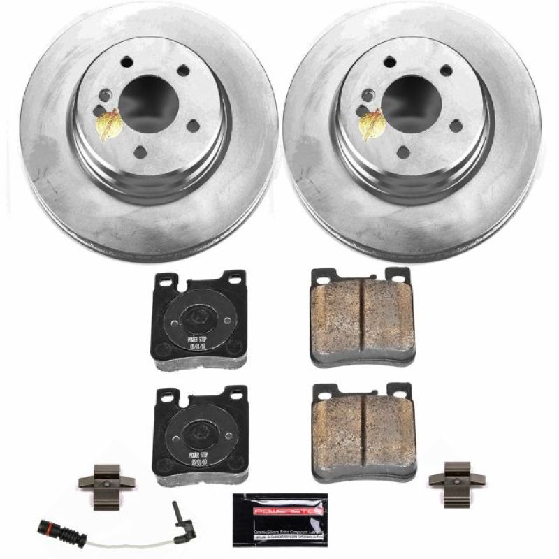 PSB Z23 Evolution Coated Kit - Power Stop 99-02 Mercedes-Benz E55 AMG Rear Z23 Evolution Sport Coated Brake Kit