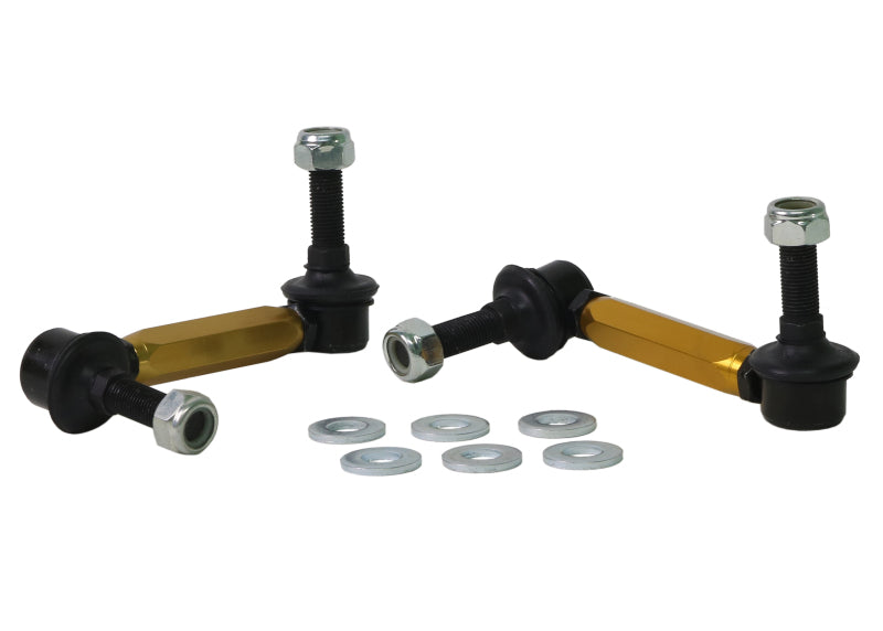 WL Sway Bar Links - Whiteline 06-09 Toyota FJ Cruiser GSJ10 / 09+ GSJ15 Front Adjustable Heavy Duty Sway Bar Link Kit