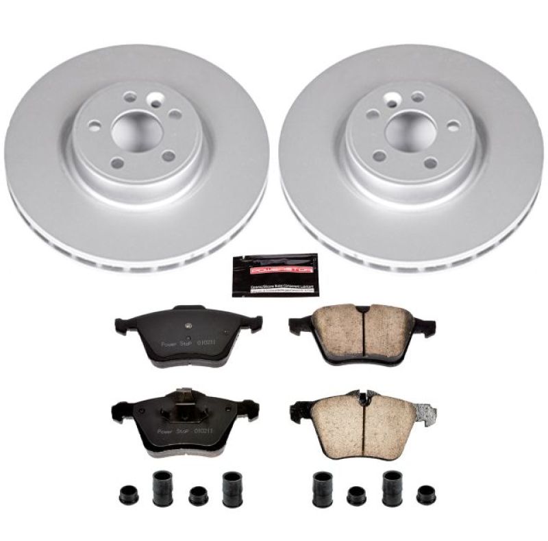 PSB Z23 Evolution Coated Kit - Power Stop 13-14 Volvo S60 Front Z23 Evolution Sport Coated Brake Kit