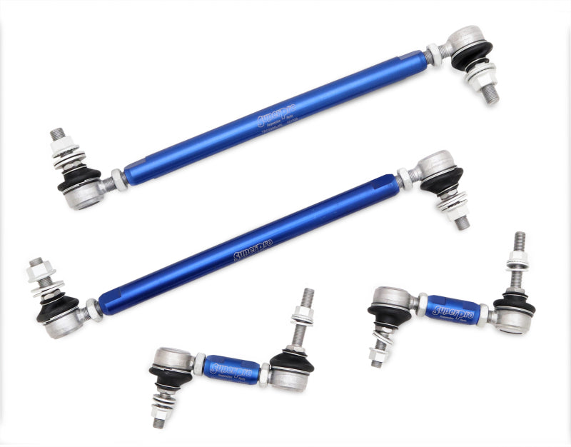 SPR Sway Bar Links - SuperPro 06-13 Audi A3 HD Adjustable End Link Set (TRC12265 + TRC1045L)