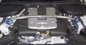 CUS OS Front Strut Bars - Cusco Strut Bar F-OS CKV36 NJ50 G37 coupe G35 sedan / Infiniti Q60