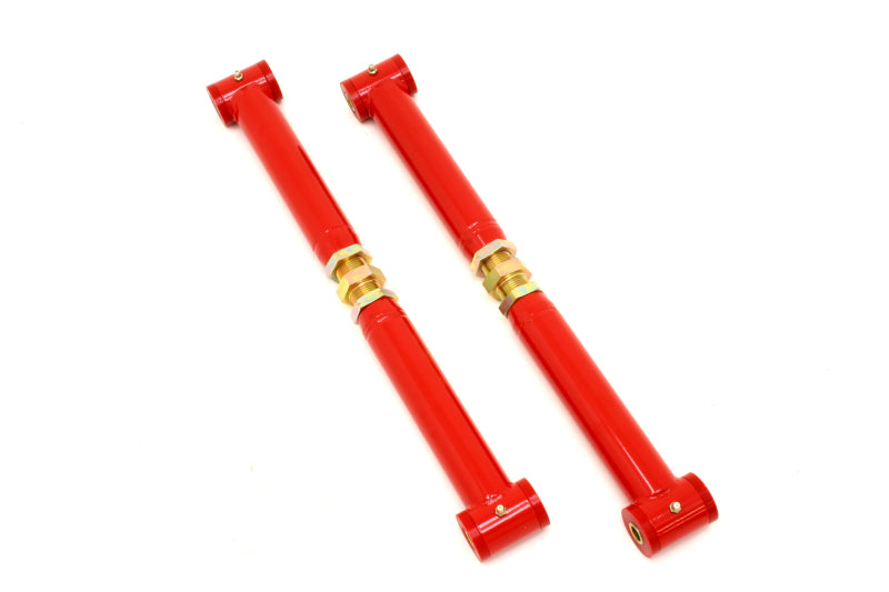 BMR Control Arms - BMR 82-02 3rd Gen F-Body Xtreme Chrome Moly Lower Control Arms On-Car Adj. (Poly) - Red