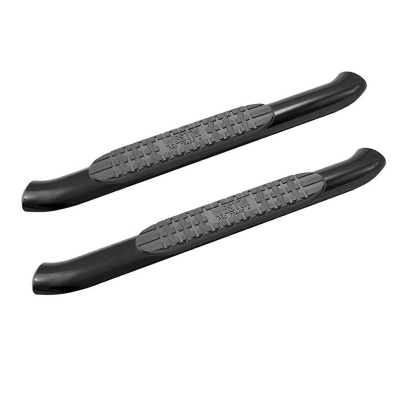 WES Nerf Bars - PRO TRAXX 4 - Westin 18-20 Jeep Wrangler JL 2DR PRO TRAXX 4 Oval Nerf Step Bars - Textured Black