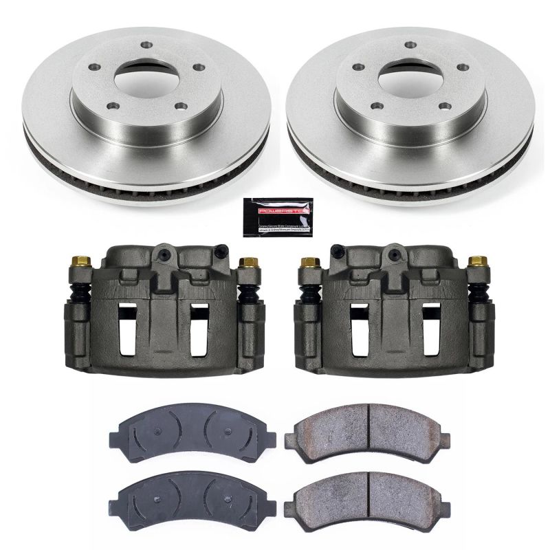 PSB Autospecialty Kit w/Cals - Power Stop 97-05 Chevrolet Blazer Front Autospecialty Brake Kit w/Calipers