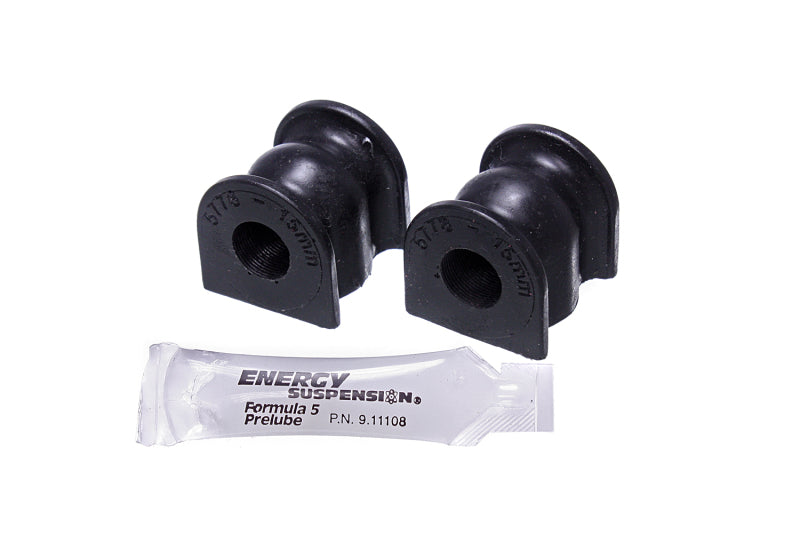 ES Sway Bar Bushings - Black - Energy Suspension 04-05 Acura TSX Black 15mm Rear Sway Bar Bushing Set