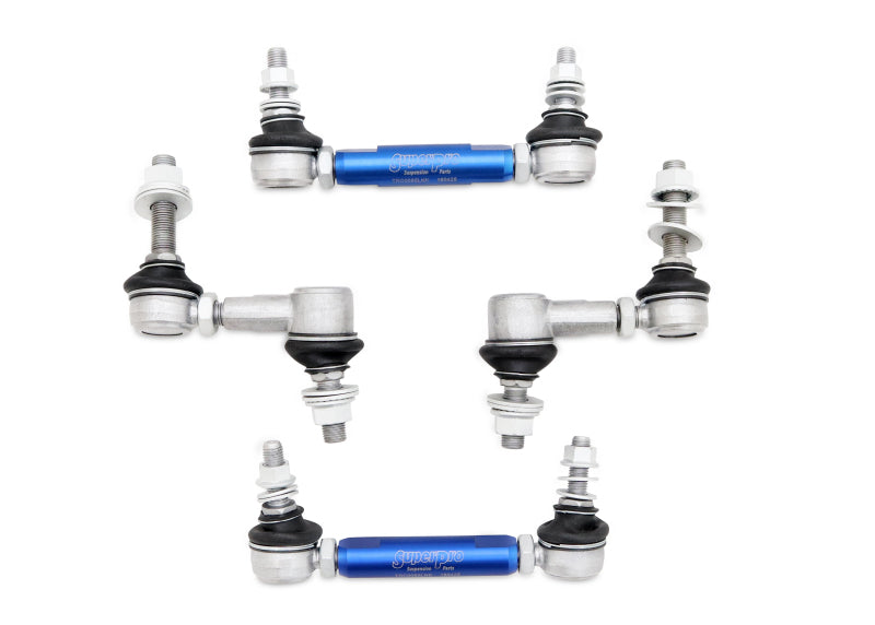 SPR Sway Bar Links - SuperPro 09-21 Nissan GT-R HD Adjustable End Link Set (TRC1085 + TRC1225L)