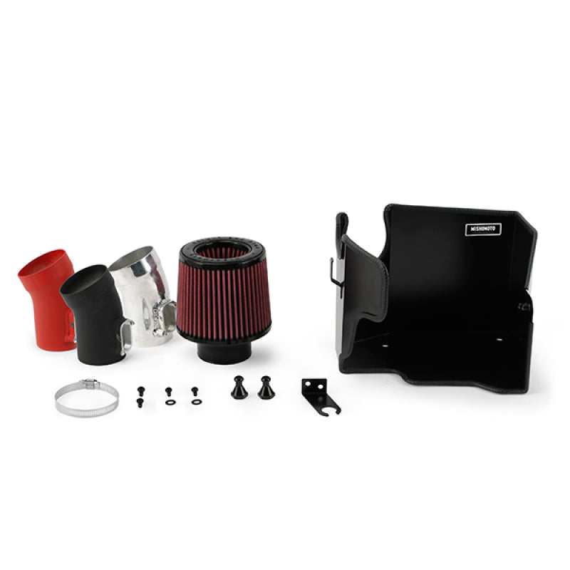 MM Air Intakes - Mishimoto 14-16 Mini Cooper S 2.0L Performance Air Intake Kit - Wrinkle Black