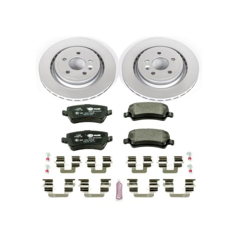 PSB Euro-Stop Kit - Power Stop 11-18 Volvo S60 Rear Euro-Stop Brake Kit
