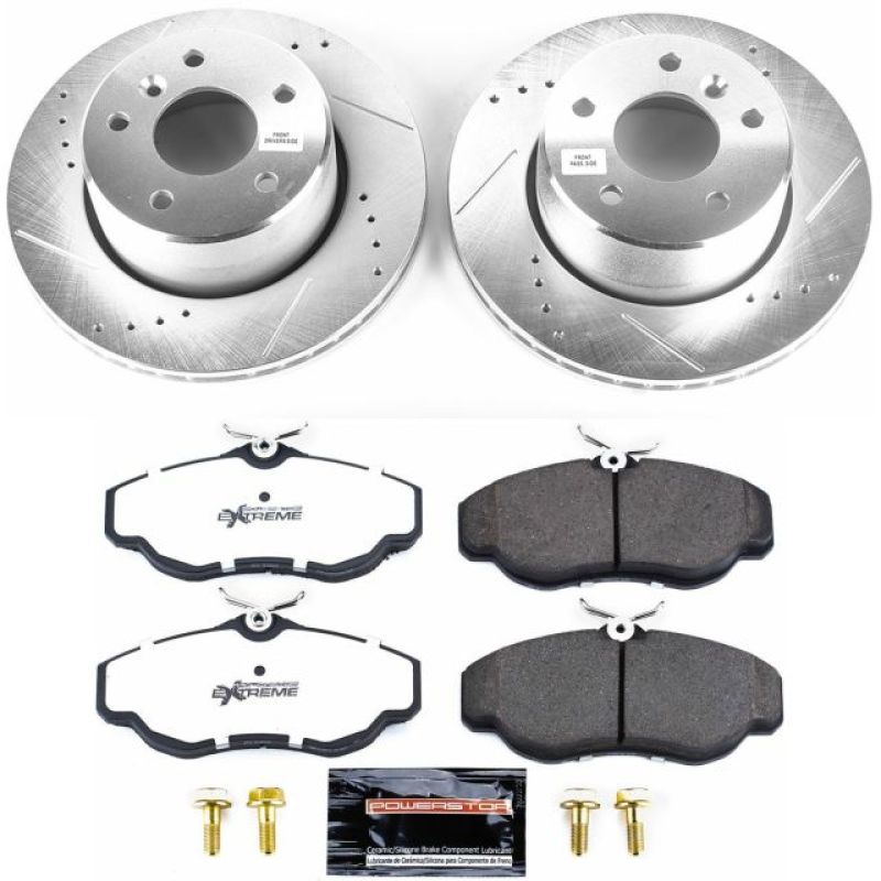 PSB Z36 Truck & Tow Kit - Power Stop 99-04 Land Rover Discovery Front Z36 Truck & Tow Brake Kit