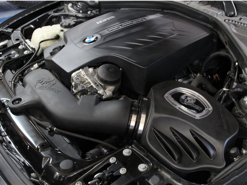 AFE Momentum Cold Air Intakes - aFe Momentum Intake Stage-2 Pro Dry S 14 BMW 435i (F32) L6-3.0 / 12-15 335i (F30) L6 3.0L Turbo N55