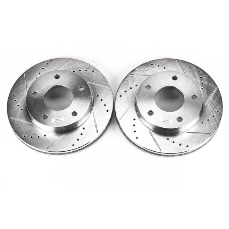 PSB Evolution Drill/Slot Rotor - Power Stop 79-85 Buick Riviera Front or Rear Evolution Drilled & Slotted Rotors - Pair