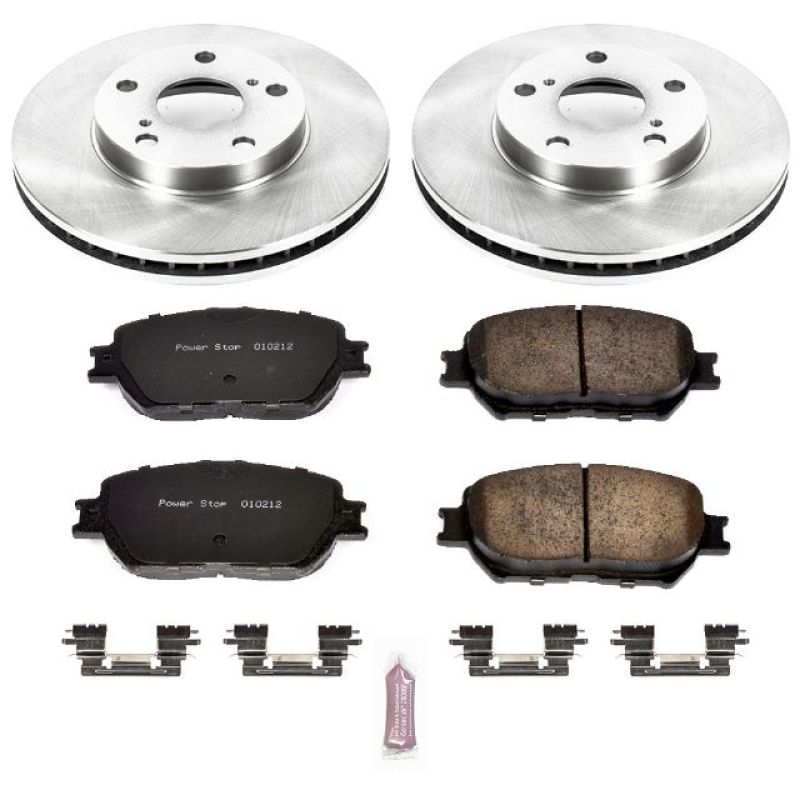 PSB Autospecialty Kit - Power Stop 02-06 Toyota Camry Front Autospecialty Brake Kit