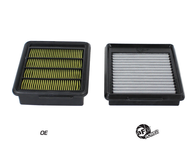 AFE P5R Drop In Air Filter - aFe MagnumFLOW Air Filters OEM Replacement Pro DRY S 09-15 Nissan GT-R V6 3.8L (tt)