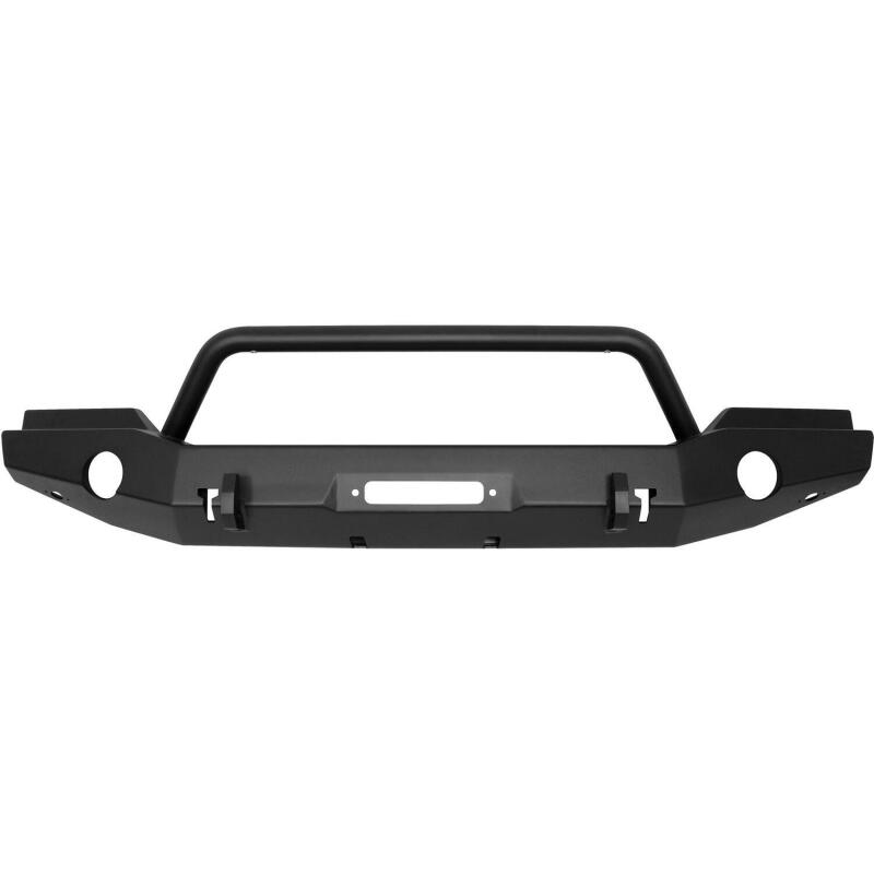 WES WJ2 Bumpers - Westin 07-18 Jeep Wrangler JK WJ2 Full Width Front Bumper w/Bull Bar Textured Black