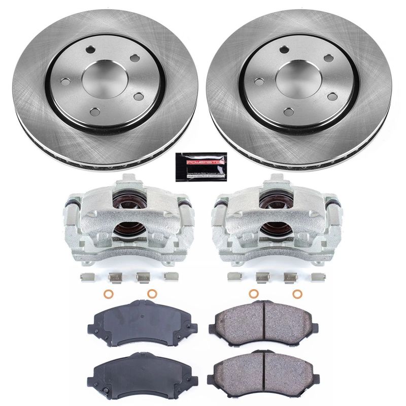 PSB Autospecialty Kit w/Cals - Power Stop 09-13 Dodge Journey Front Autospecialty Brake Kit w/Calipers