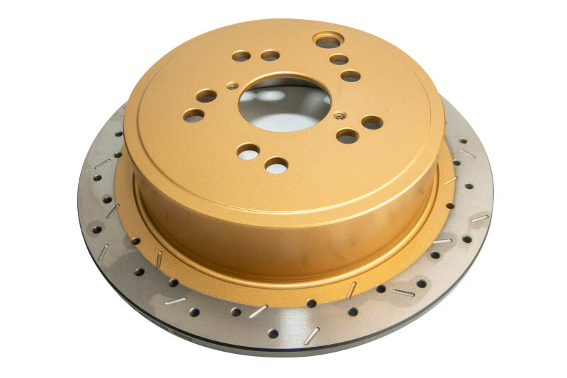 DBA 4000 Slot&Drill Rotors - DBA 12+ Subaru/Scion BRZ/FR-S (AU Spec) 10 Lug Slot Rear Drilled & Slotted 4000 Series Rotor
