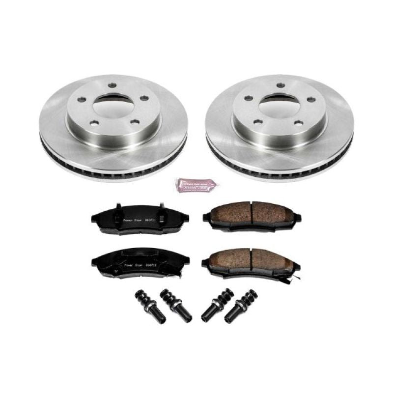PSB Autospecialty Kit - Power Stop 87-94 Oldsmobile Cutlass Cruiser Front Autospecialty Brake Kit