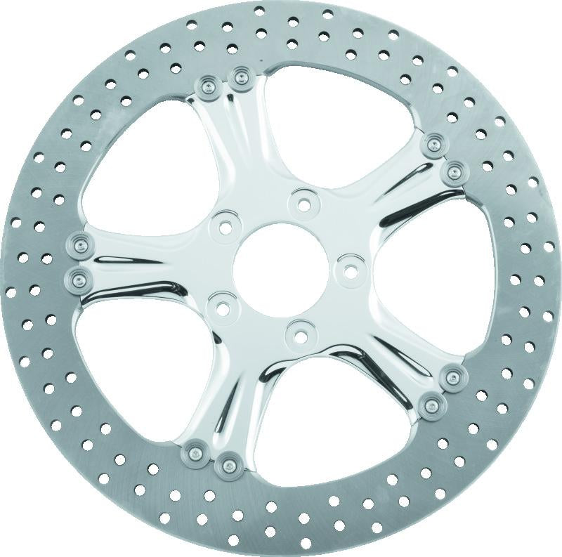PFM Brake Rotors - Performance Machine Disc/Carr 13x.20 Sf Wrath Front - Polished
