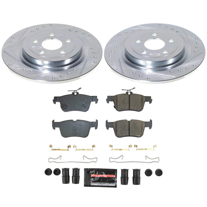 PSB Z23 Evolution Kit - Power Stop 21-23 Ford Mustang Mach-E Rear Z23 Evolution Brake Kit