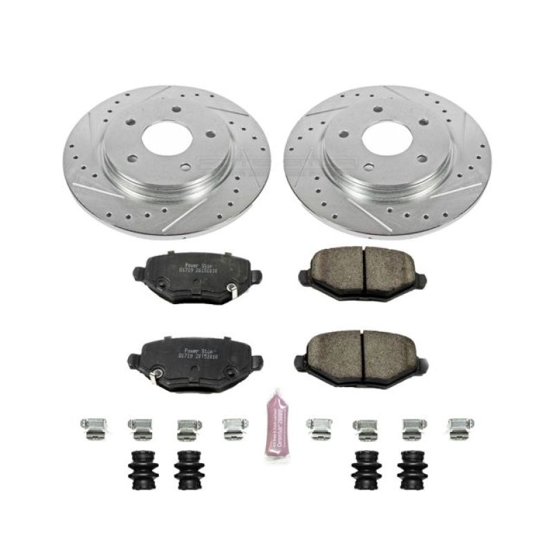 PSB Z23 Evolution Kit - Power Stop 12-16 Chrysler Town & Country Rear Z23 Evolution Sport Brake Kit