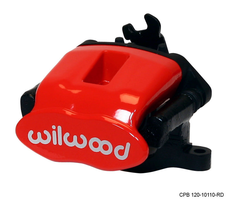 WIL Parking Brake Caliper - Wilwood Caliper-Combination Parking Brake-L/H-Red 41mm piston 1.00in Disc