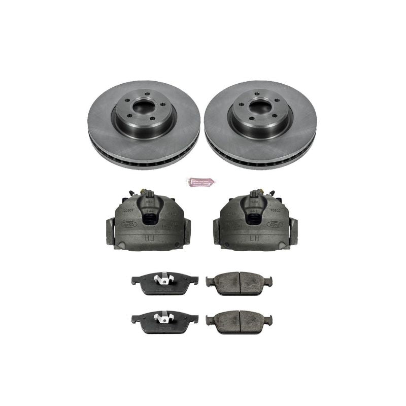 PSB Autospecialty Caliper - Power Stop 13-14 Ford Focus Front Autospecialty Kit w/Cals