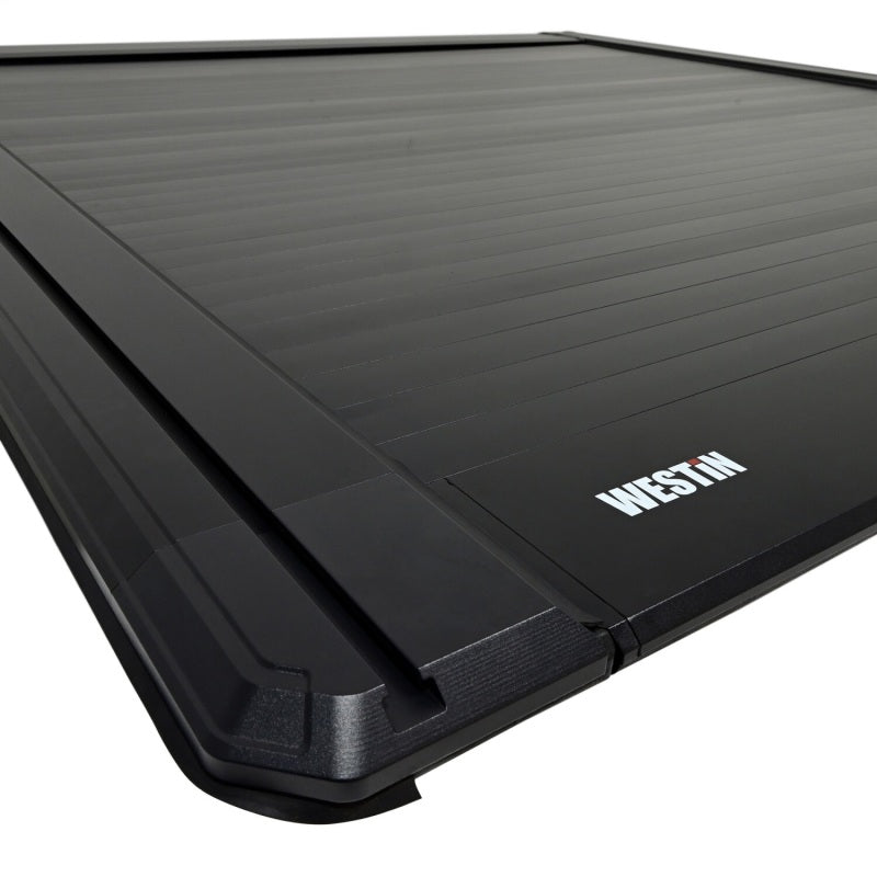 WES Electric Retractable Tonneau - Westin 19-26 Chev/GMC Silverado/Sierra 1500 5ft 8in Bed Electric Retractable Tonneau Cover - Black