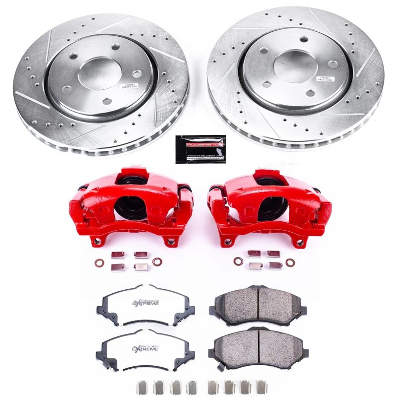 PSB Z36 Truck & Tow Kit w/Cals - Power Stop 13-09 Dodge Journey Front Z36 Truck & Tow Brake Kit w/Calipers
