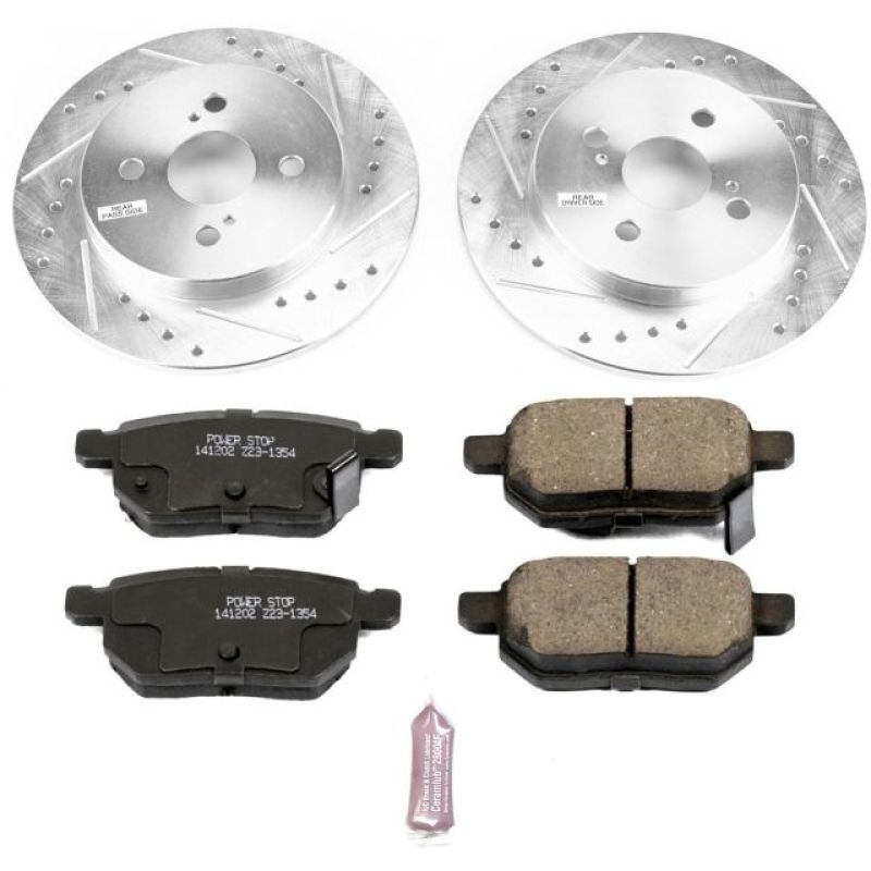 PSB Z23 Evolution Kit - Power Stop 12-18 Toyota Yaris Rear Z23 Evolution Sport Brake Kit