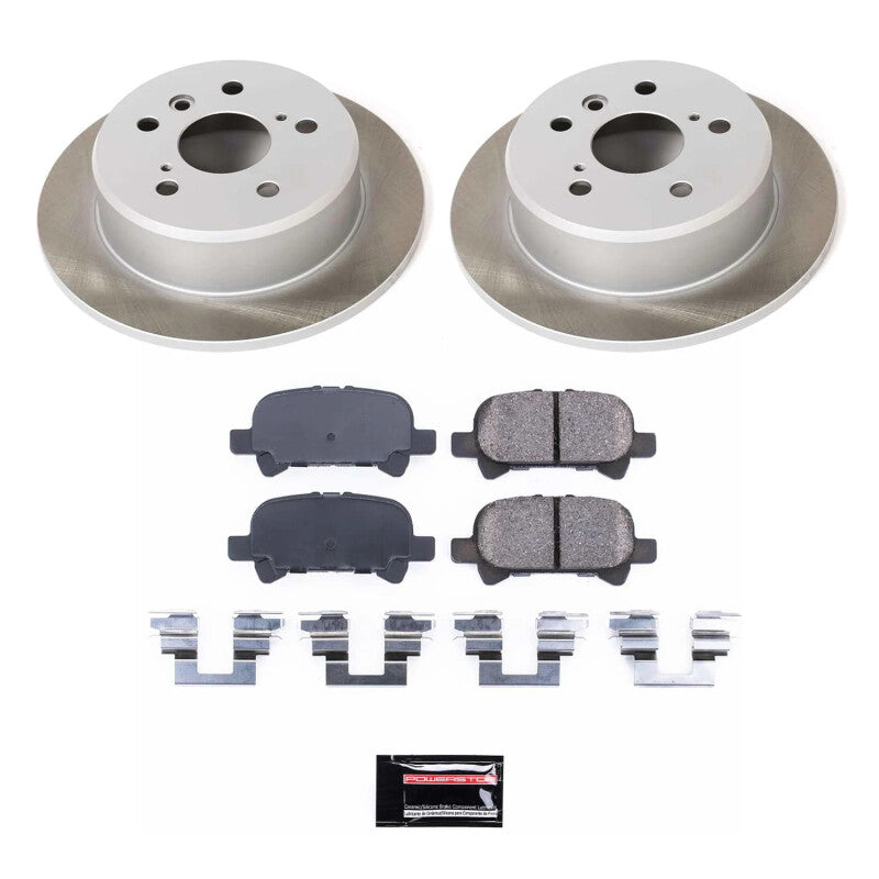 PSB Semi-Coated Rotor Kits - Power Stop 99-03 Toyota Solara Rear Semi-Coated Rotor Kit