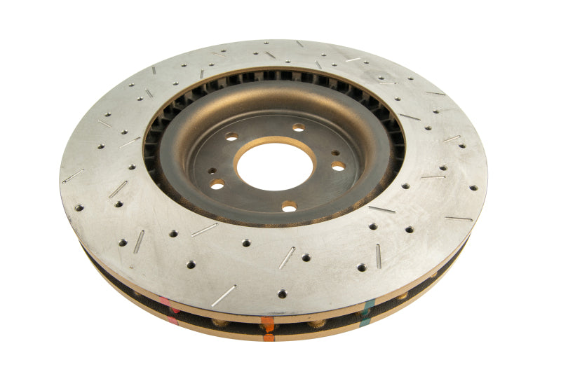 DBA 4000 Slot&Drill Rotors - DBA 08+ EVO X Front Drilled & Slotted 4000 Series Rotor