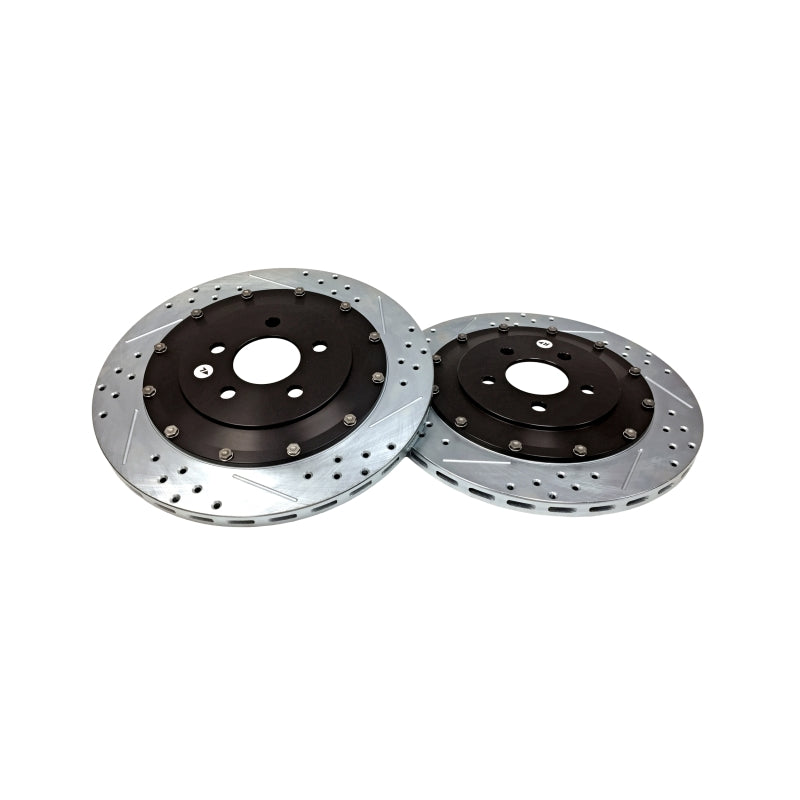 BAE Eradispeed Rotors - Baer Brakes 05-14 Ford Mustang/07-12 GT500 Eradispeed+1 Rear SDZ 2-Piece Performance Brake Rotors