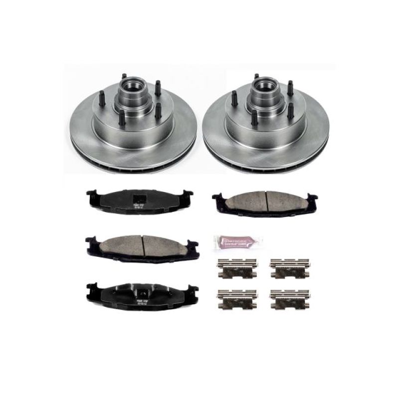 PSB Autospecialty Kit - Power Stop 94-01 Ford E-150 Front Autospecialty Brake Kit