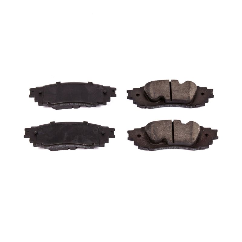PSB Z16 Evolution Brake Pads - Power Stop 2019 Lexus ES300h Rear Z16 Evolution Ceramic Brake Pads