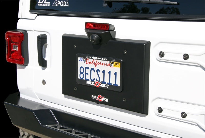 ROK Spare Tire Delete Panels - RockJock JL Spare Tire Mount Delete and Vent Cover w/ Hardware
