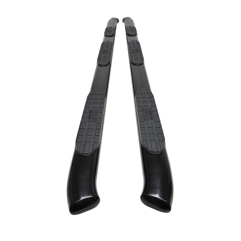 WES Nerf Bars - PRO TRAXX 5 - Westin 2020 Chevy Silverado 2500/3500 Double Cab (8ft Bed) PRO TRAXX 5 Oval W2W Nerf Bars - Black