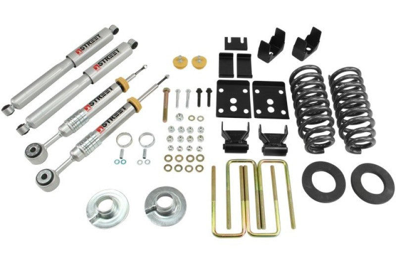 BT Lower Kit w SP Shocks - Belltech 09-13 Ford F150 (Std Cab) 2WD Lowering Kit w/ SP Shocks (3in Drop)