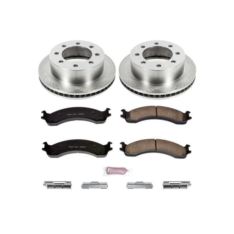 PSB Autospecialty Kit - Power Stop 00-02 Dodge Ram 2500 Front Autospecialty Brake Kit