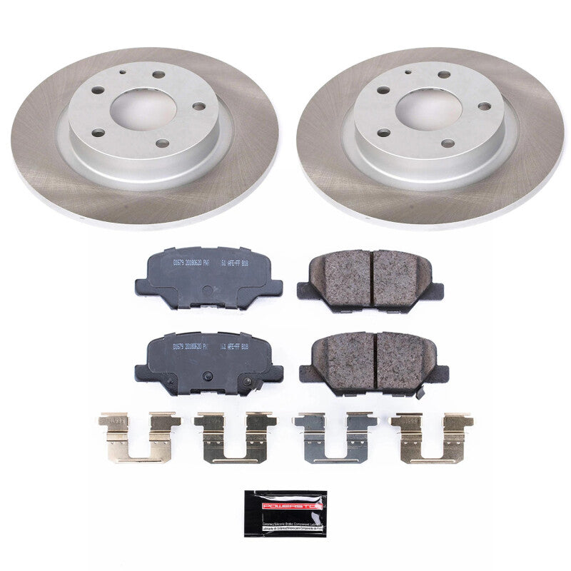 PSB Semi-Coated Rotor Kits - Power Stop 14-15 Mazda 6 Rear Semi-Coated Rotor Kit