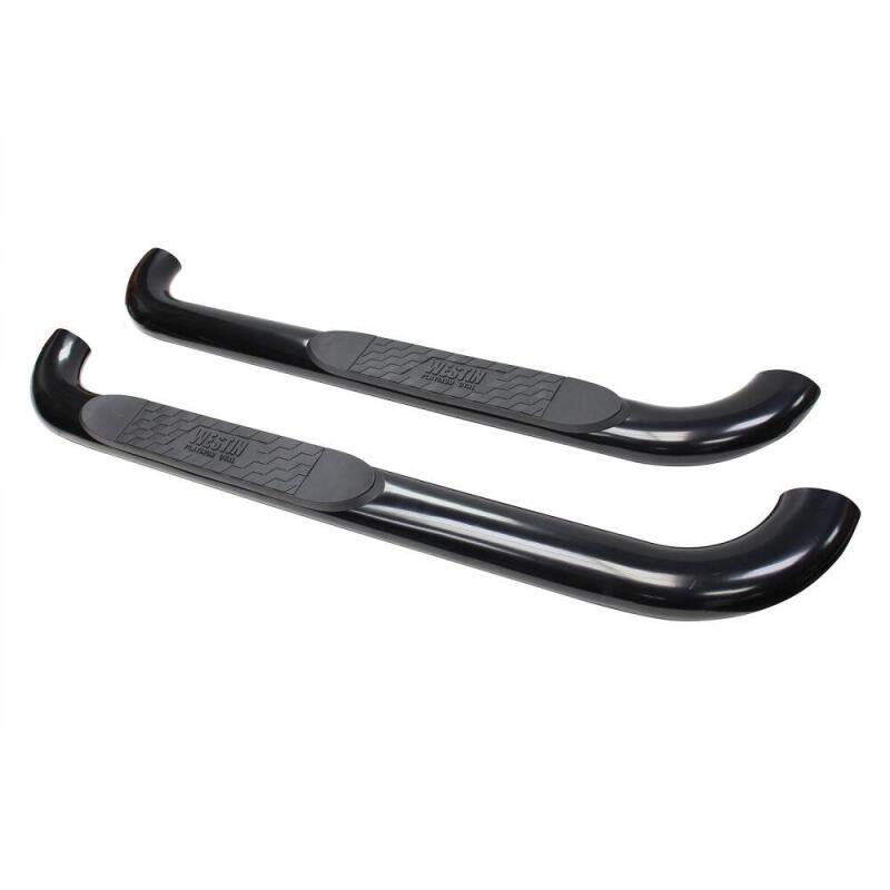 WES Nerf Bars - Platinum 4 - Westin 1999-2013 Chevy Silverado 1500 Reg Cab Platinum 4 Oval Nerf Step Bars - Black