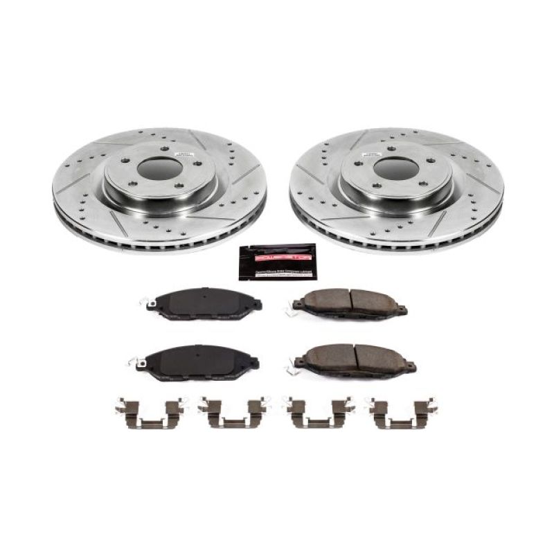 PSB Z23 Evolution Kit - Power Stop 2013 Infiniti JX35 Front Z23 Evolution Sport Brake Kit