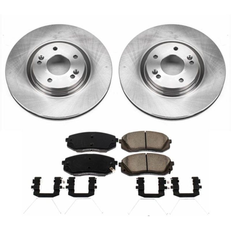PSB Autospecialty Kit - Power Stop 17-19 Hyundai Sonata Front Autospecialty Brake Kit