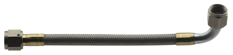 FRA Brake Lines - Fragola -6AN Hose Assembly Straight x 90 Degree Steel Nut 48in