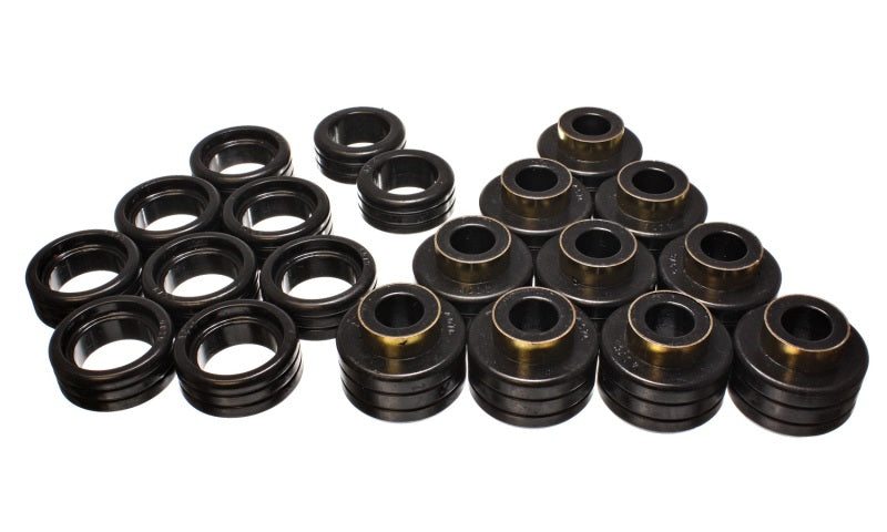 ES Body Mounts - Black - Energy Suspension 95-99 GM Tahoe/Yukon/Denali 2WD/4WD Black Body (Cab) Mount Set