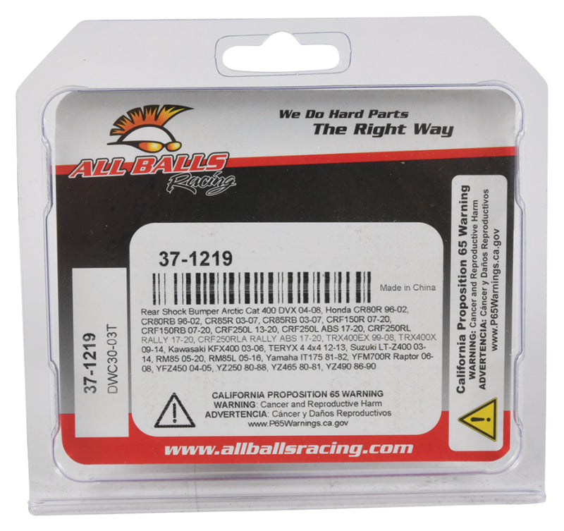 ABR Shock Bearing Kits - All Balls Racing 04-08 Arctic Cat 400 DVX Rear Shock Bumper