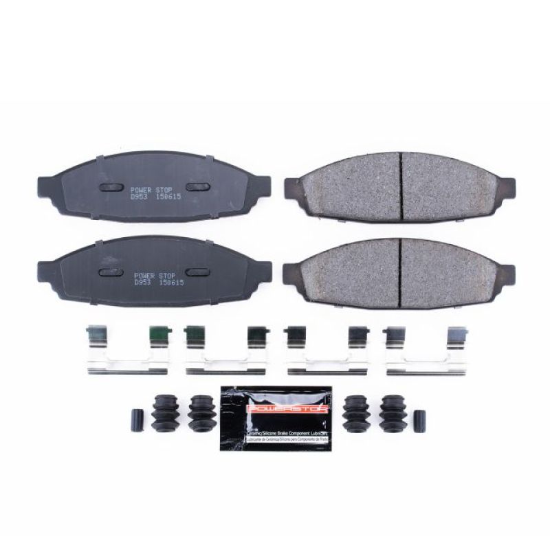 PSB Z23 Evolution Brake Pads - Power Stop 03-05 Lincoln Aviator Front Z23 Evolution Sport Brake Pads w/Hardware