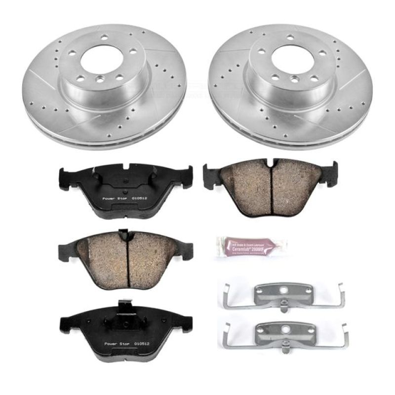PSB Z23 Evolution Kit - Power Stop 11-12 BMW 328i xDrive Front Z23 Evolution Sport Brake Kit
