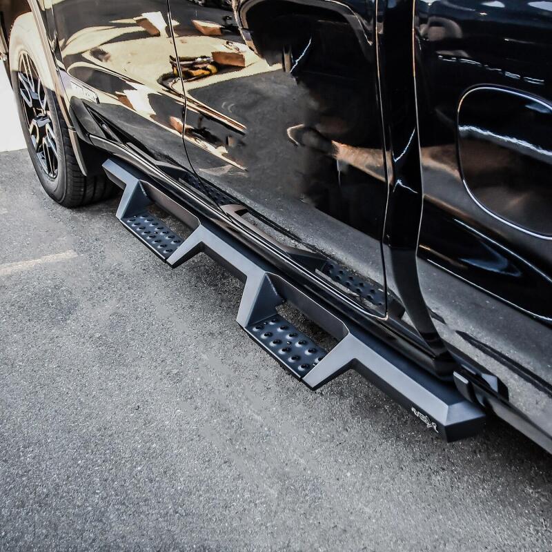 WES Nerf Bars - HDX Drop - Westin 19-20 Chevrolet Silverado / GMC Sierra 1500 Double Cab HDX Drop Nerf Step Bars - Textured Blk